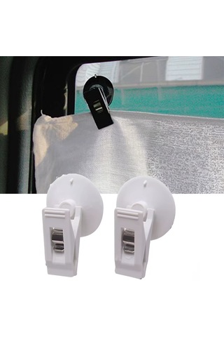 Microcase Mandallı Vantuzlu Klips Seti 2in1 - Al5242 Beyaz