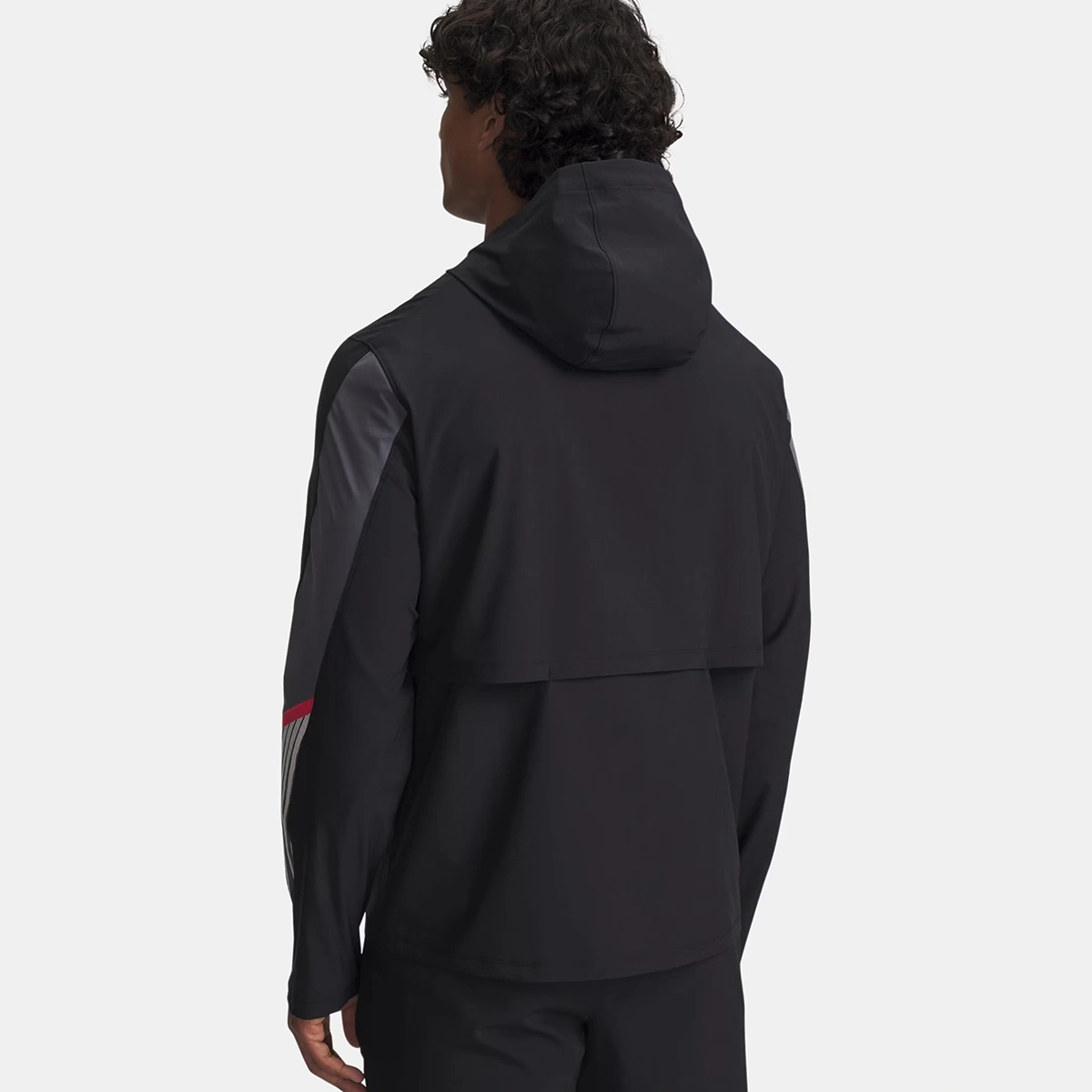 Under Armour Velociti Storm Hooded Erkek Siyah Kapüşonlu Ceket Siyah