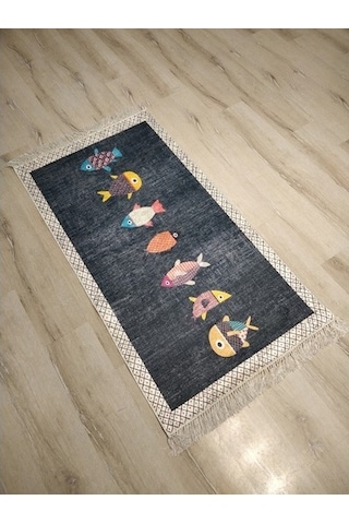 Yamalı Home Style Deri Taban M1516-80X150 Çok Renkli