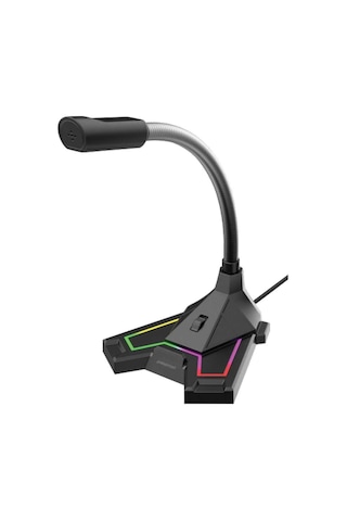 Polosmart Pgs402 Usb Kablolu Rgb Aydınlatma Masaüstü Gaming Oyuncu Mikrofon Siyah Polosmart Pgs402 Usb Kablolu Rgb Aydınlatma Masaüstü Gaming Oyuncu Mikrofon Siyah