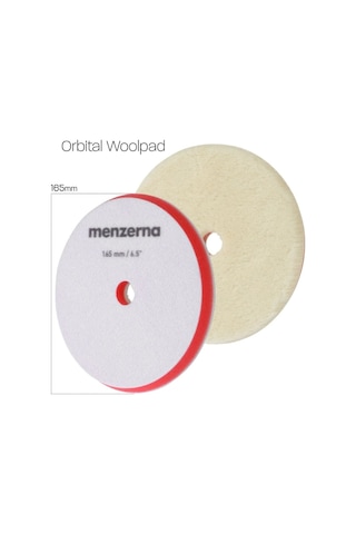 Menzerna 6.5" Premium Orbital Kuzu Yünü Polisaj Keçesi 165 MM