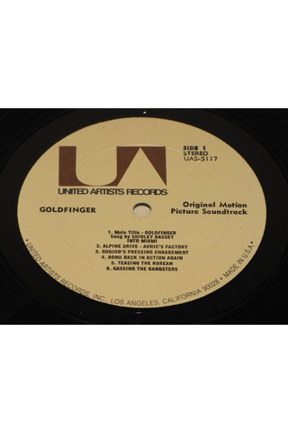 Goldfınger - James Bond Soundtrack - 33Lp