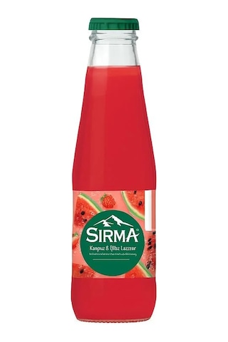 Sırma Karpuz & Çilek Aromalı Doğal Maden Suyu 200 Ml X 24 Adet