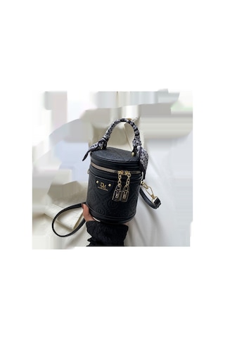 Lyon Gelişim Nişnişni Silindir Elçantası Kovaçantapraz Vücut Çantası - Siyah Siyah