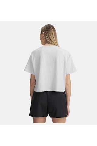 Under Armour Ua Rival Boxy Tee Solid Gri Kadın T-shirt 6011064-023 Gri