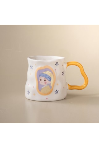 Karaca Canvas Sarı Kupa 380 Ml
