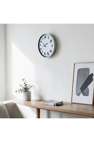 Soft White 36 Cm Sade Duvar Saati Çok Renkli