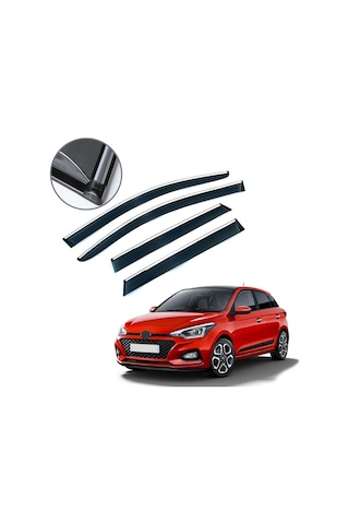 Hyundai I20 Krom Çıtalı Cam Rüzgarlığı 2015-2019