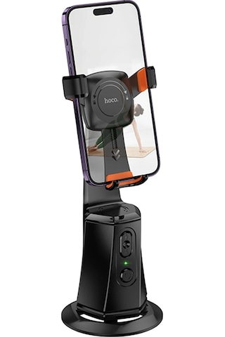 Hoco. K26 Otomatik Yüz Takipli Tripodlu Akıllı Selfie Gimbal - Siyah
