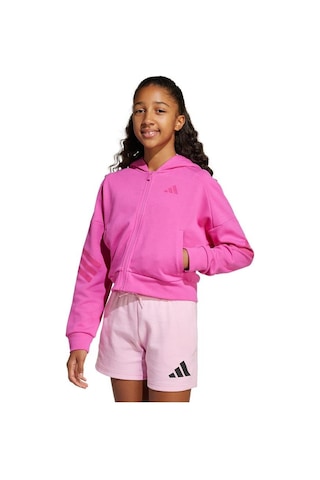 Adidas Çocuk Pembe Kapşonlu Ceket Jg Fı 3s Fz Jj4849 Pembe
