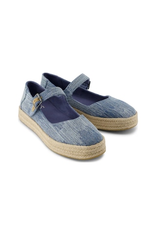 10021873 Dark Sky Blue Espadril / Keten Kadın 10021878 10021863 10021873 Toms Carolina Maryjane E 10021873 Dark Sky Blue