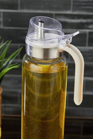 Cooker 750 Ml Borosilikat Cam Yağlık Ckr3850 Beyaz