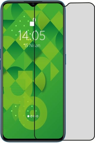 Gizlilik Sağlayan Koruyucu Ekran Oppo A9 2020 Hayalet Cam