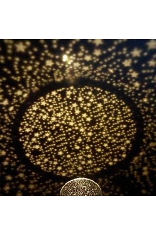 Soulader Usb Projektör Işığı İle Yatak Odası Ve Çocuk Odası İçin Dekoratif Gece Lambası, 2'li Paket Siyah