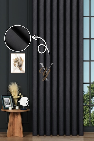 Petek Fon Perde V-1032 Antrasit Antrasit