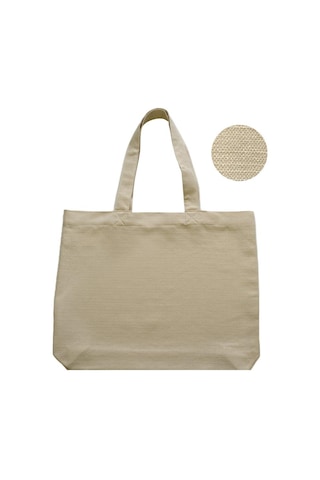 Keten Görünümlü Körüklü Kadın Kol Ve Omuz Çantası Krem-1408