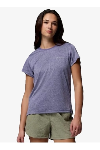 Columbia Al3349 Bluevista Hill Short Sleeve Crew Kadın T-shirt 2119301-348 Mor