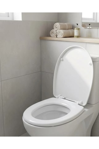 Dayanıklı Klozet Kapağı Universal Model Kolay Kurulum Hijyenik Banyo Ürünü Çok Renkli