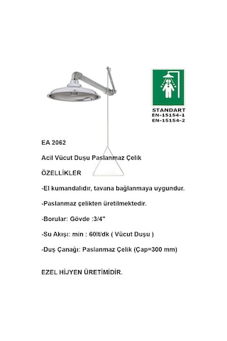 Vücut Duşu Tavana Monte
