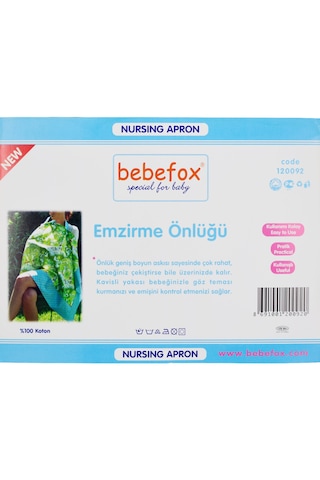 Bebefox Emzirme Önlüğü 115x75 Cm 120092