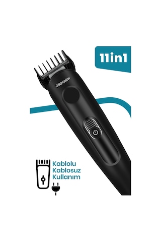 Goldmaster Idol 11-in-1 Hızlı Şarjlı Erkek Bakım Seti