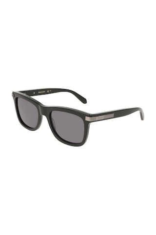 Salvatore Ferragamo Sf 2088s 001 55 Unisex Dikdörtgen Siyah Kemik Güneş Gözlüğü Siyah