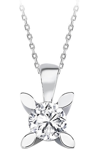 Sirius F Renk 0,18 Karat Pırlanta Tektaş Kolye 0847P0006