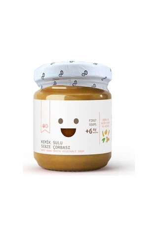2'li Kemik Sulu Sebze Çorbası 200g +6 Ay