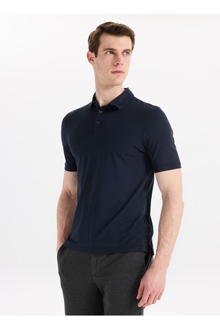 Alpha Studio Lacivert Erkek Pamuklu Polo T-shirt Au-1332b Ice Cotton Polo