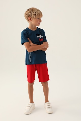 U.S. Polo Assn. Lisanslı Clothing Lacivert Erkek Çocuk Bermuda Takım 5274-43257 Lacivert