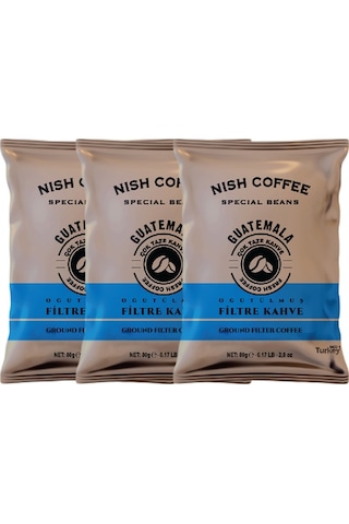 Nish Guatemala Filtre Kahve 3 x 80 G