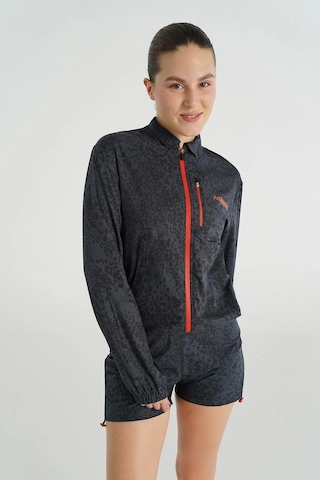 Hummel 922209-7319 Jenkens Zip Kadın Spor Ceket Gri