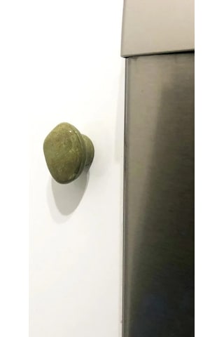 5 Adet Porselen Taş Düğme Yeşil Seramik Mobilya Kulpu Çekmece Dolap Kolu 4.5 Cm Yeşil