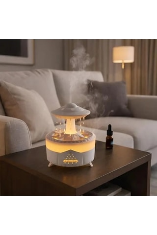 Yağmur Damlası Aroma Difüzörü - Hava Nemlendirici Ve Dekoratif