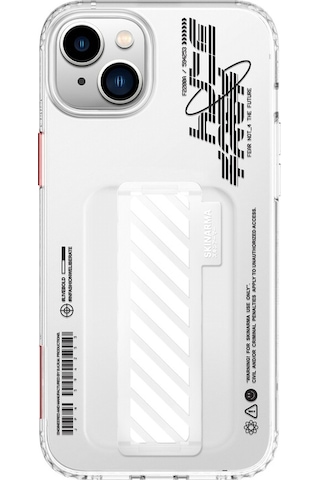 Apple Uyumlu iPhone 14 Plus Kılıf Skinarma Şeffaf Desenli Kaze Kapak