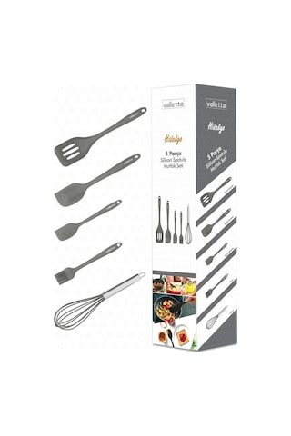 Valletta Vlt1102 Hidalgo 5'li Servis Seti Gri