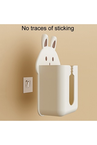 Sones Banyo Duvara Monte Mendil Kutusu Mutfak Karikatür Tavşan Yıkama Bezi Düzenleyici Beyaz