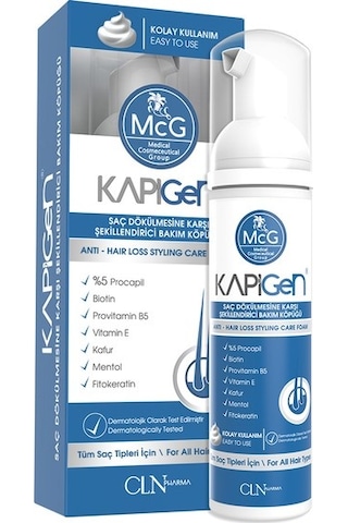 Mcg Kapigen Saç Dökülmesine Karşı %5 Procapil İçerikli Köpük 75 ML