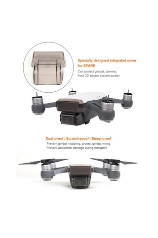 DJI Spark Kamera Ön 3d Sensörü Ekran Kapak Koruyucu
