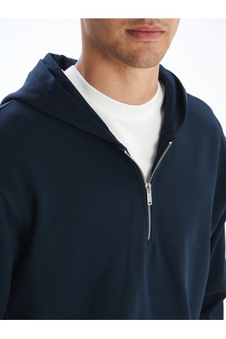 Lcw Vision İndigo Uzun Kollu Erkek Hoodie