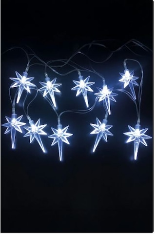 Urban Mood Ky-10 Kuzey Yıldızı Dekoratif Led Işık Zinciri Beyaz Işık