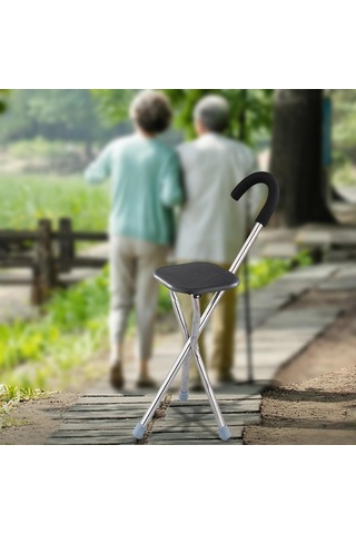 Suntek Katlanır Baston Koltuk Rahat Kolu 34 Inç Uzun Boylu Anti