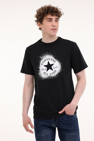 Converse Chuck Dıstort Spray Paınt Siyah Erkek Kısa Kol T-shirt Siyah-102233665