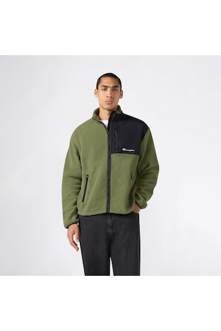 Champion Full Zip Top Erkek Yeşil Sweatshirt 223003