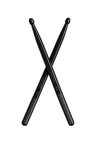 Midex Gfk-901bk-5x Pro 5a Profesyonel Kırılmaz Baget Fiber Karbon Drumsticks Siyah Bateri Bageti 5 Çift