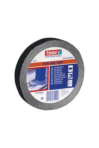 Tesa 60950 Ekstra Dayanıklı Kayma Önleyici Bant (Siyah) 15 Mt x 25 Mm