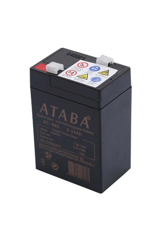 Ataba At-640 6v 4ah Işıldak Aküsü