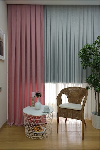 Evdepo Home Pembe Düz Renk Pileli Soft Fon Perde Pile Tek Kanat Pembe