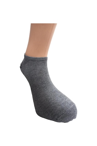 Design Erkek Sneaker Çorabı Gri
