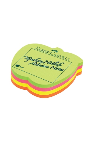 Faber-Castell Şekilli Yapışkanlı Not Kağıdı Elma Şekilli 70X70